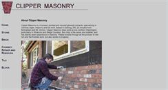 Desktop Screenshot of clippermasonry.com